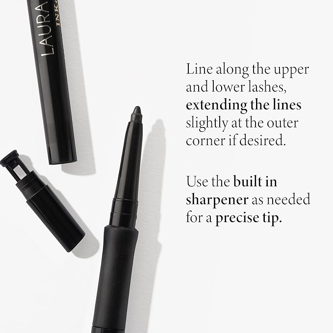 LAURA GELLER NEW YORK INKcredible Gel Eyeliner - Olive My Love - Waterproof Smudge-proof Eyeliner Pencil - Built in Sharpener
