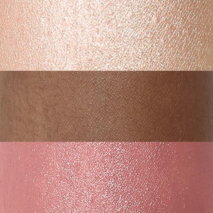 FOCALLURE 3 Pcs Cream Contour Sticks,Shades with Highlighter & Bronzer & Blush,Non-greasy Long-wear Face Contouring Pen,Easy to Sculpt the Face and Create a Lightweight Finishing Makeup,TAN