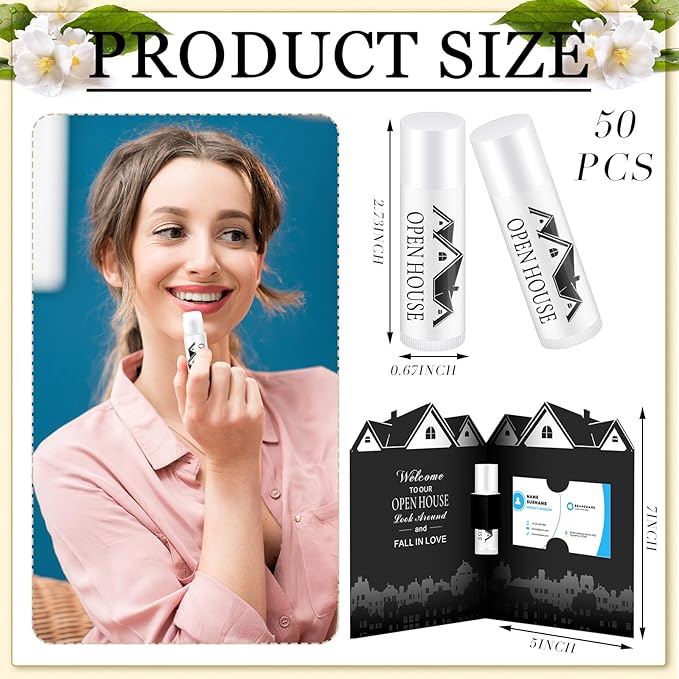 50 Pcs Open House Lip Balm Advertising