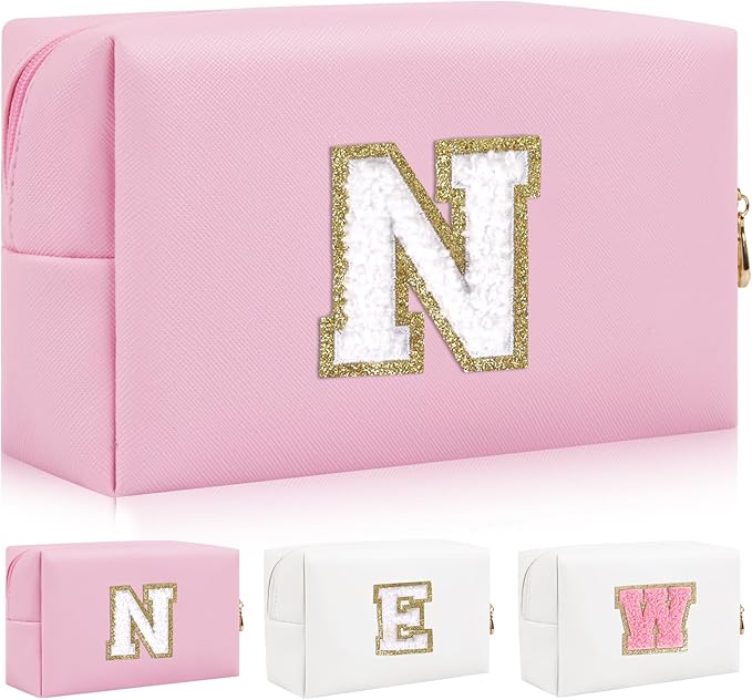 Personalized initial letter patch makeup