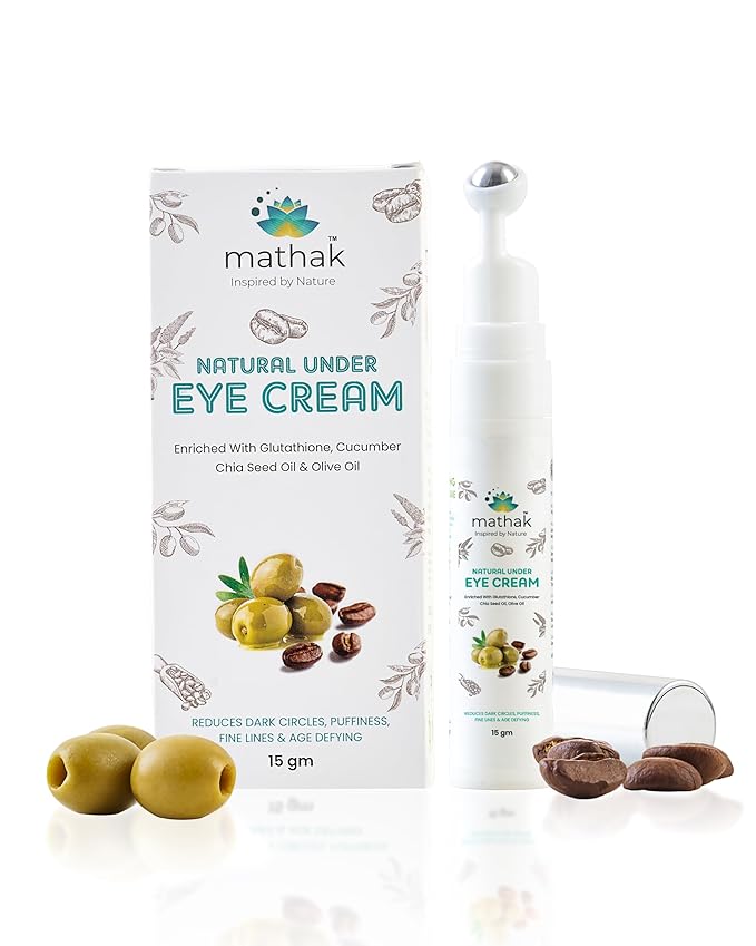 Natural Under Eye Cream, Anti-Aging Under Eye Cream For Women | 15 gm, pack of 1