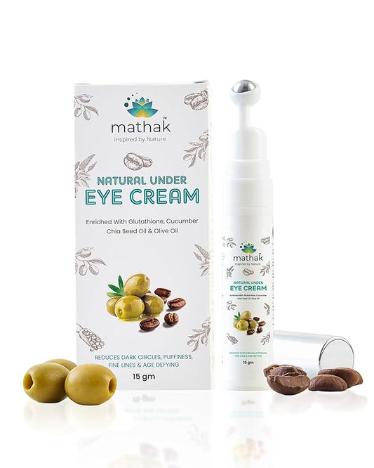 Natural Under Eye Cream, Anti-Aging Under Eye Cream For Women | 15 gm, pack of 1