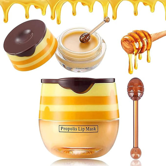 Bee Lip Balm Honey Pot, Exfoliating