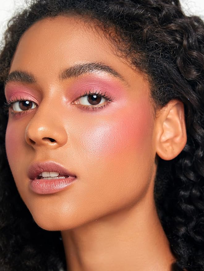 SHEGLAM Divine Flush Matte Blush Powder - Highly Pigmented, Non-Fading, Long Lasting Glowing Lightweight Natural Face Makeup
