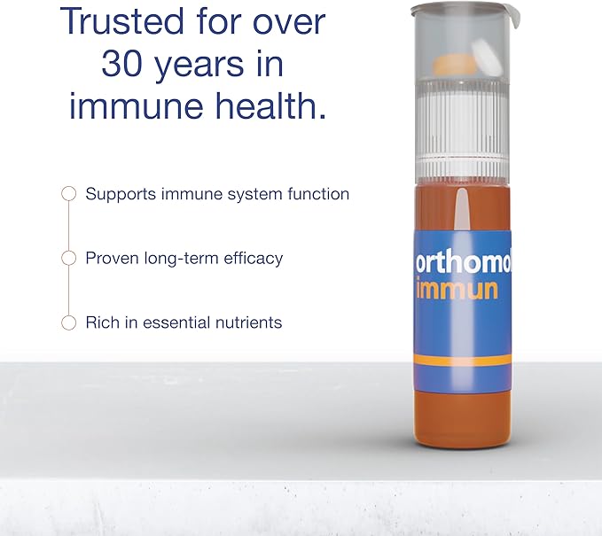 Orthomol Immun Vial, Immune Support Liquid Supply,