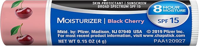 ChapStick Moisturizer Original, Black Cherry and Oz