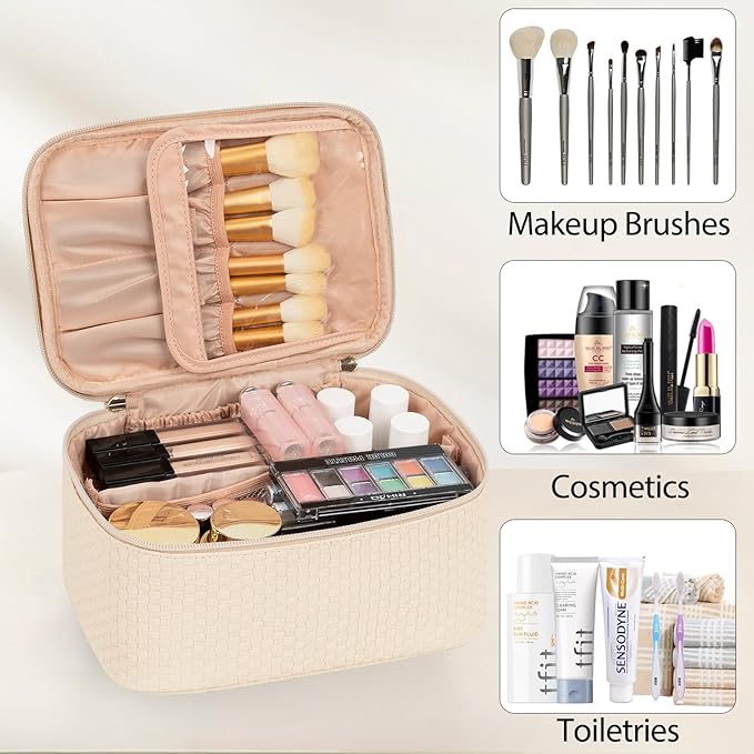 Ocheal makeup bag, portable cosmetic