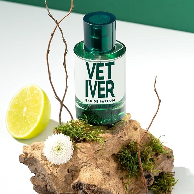 SOLINOTES Vetiver Perfume for Men - Eau De Parfum | Bold and Sensual Adventure - Made in France - Vegan - 1.7 fl.oz