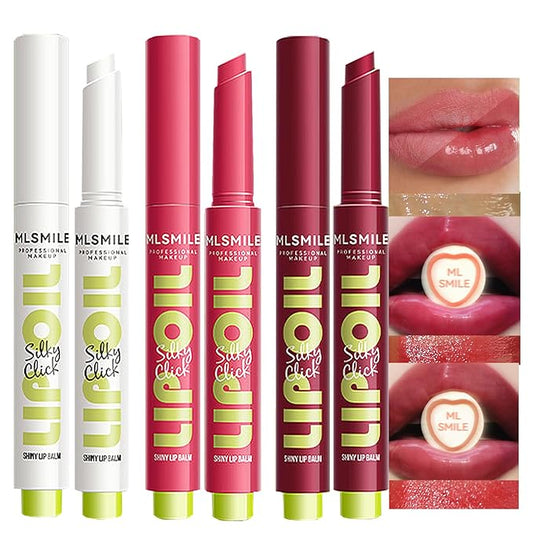 3 Colors Slick Click Lip Balm Girls