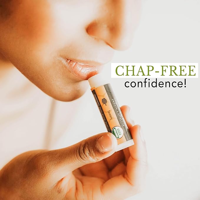 4 Pack Organic Vanilla Bean & Honey Lip & Kids