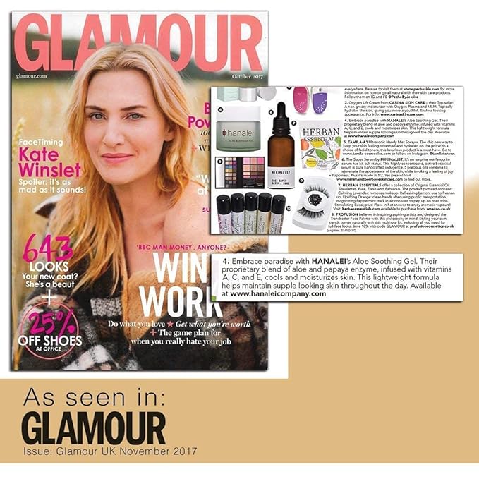 Cruelty-Free and Paraben-Free Cooling Island Aloe Gel by Hanalei - Everyday Moisturizer and After-Sun Care – Full Size (100g)