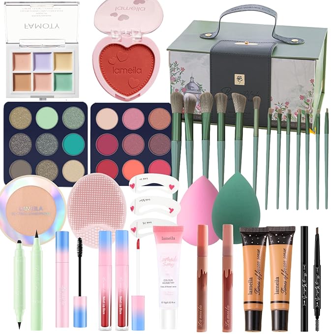 Makeup Kit for Girls,Makeup Gift Set for Girl，Girls Makeup Sets Ages 8-12,Teen Girls Beginner Makeup Kit Gifts,Suitable for Beginners, entry-level, and Teenagers.