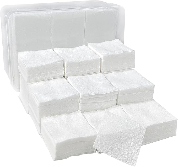 900 count esthetic wipes, lint