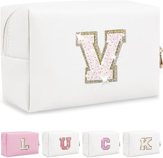 Personalized initial letter patch makeup