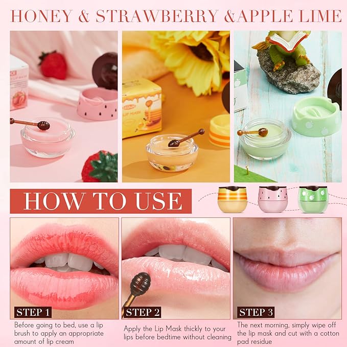 12 Pcs Bee Lip Balm Honey