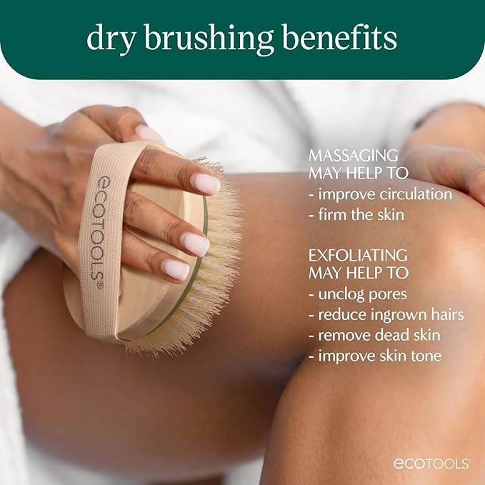 Ecotools dry body brush, dry