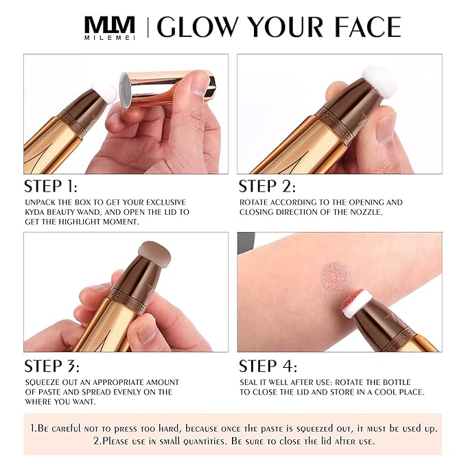 Contour Beauty Wand, Face Concealer Contouring With Halo Glow Liquid Filter Long Lasting & Smooth Matte Finish Liquid Illuminator Makeup Stick. (01- Contour)