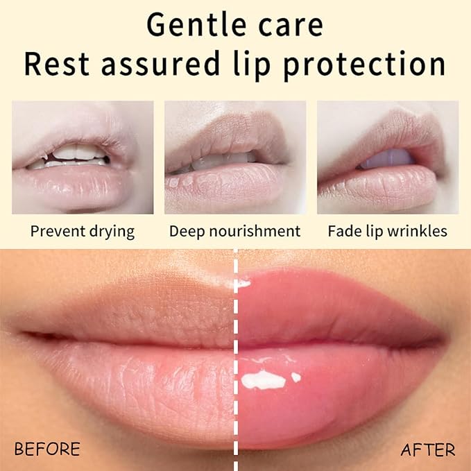 4 Colors Hydrating Jelly Lip Balm,Instantly Hydrate Lips Tinted Moisturizing Lip Balm For Dry Lips,Conditioning & Nourishing Lip Care Lip Moisturizer Fruit Lip Oil Jelly Lipstick (Blueberry)