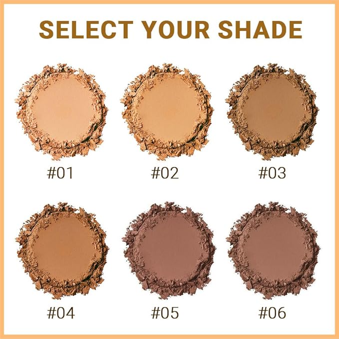 Pressed Matte Face Powder Makeup & Setting Powder for Poreless Wrinkle Blurring Contour Concealer Finishing,Lightweight,High Coverage,Shine Control, N.W 10g (03)