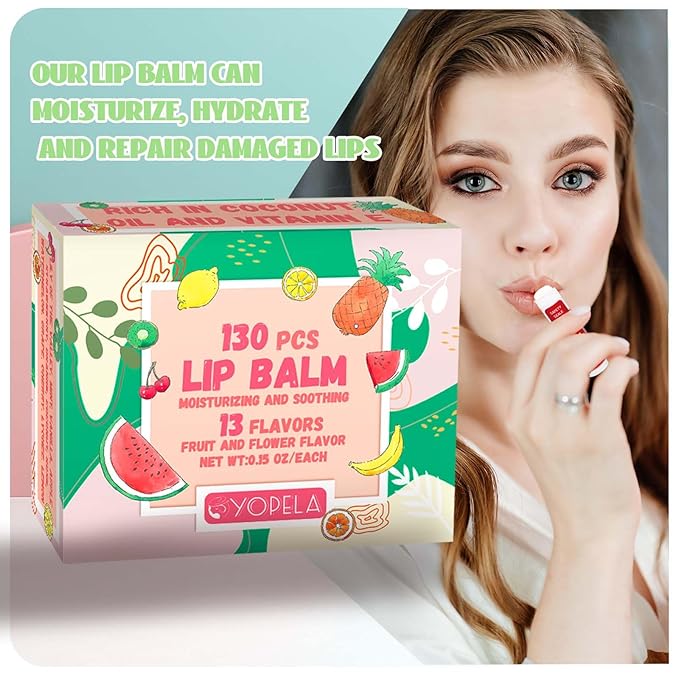 130 Pack Natural Lip Balm Bulk