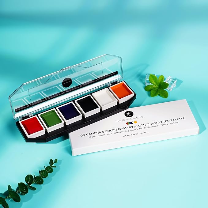 6 Color On Camera Primary Alcohol Activated Makeup