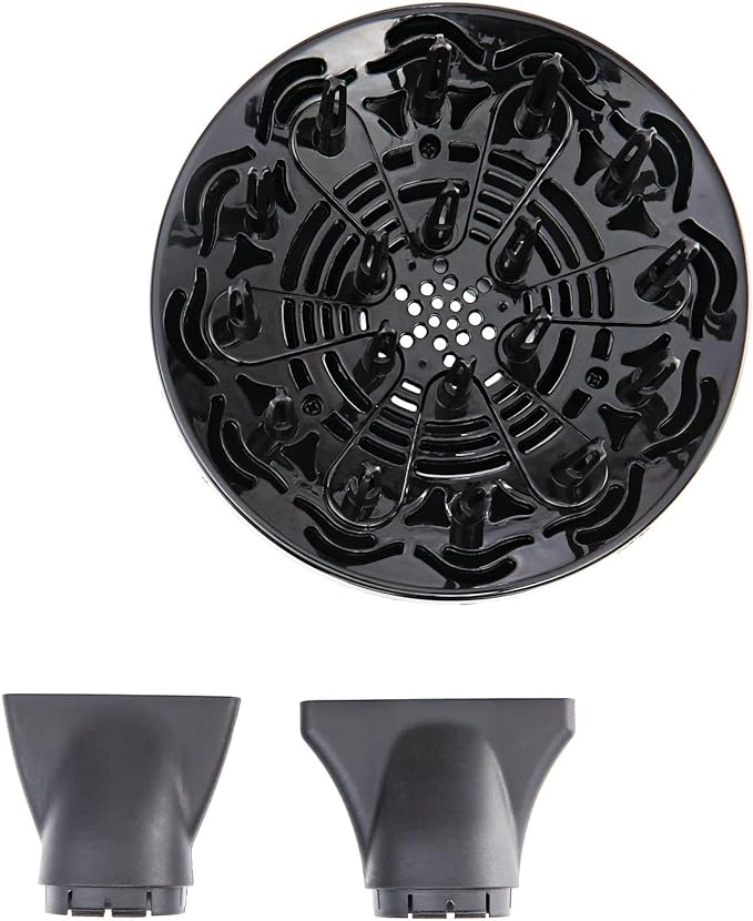 Ion Whisper Quiet Lite Ionic Ceramic Hair Dryer, 1875 Watts, Lightweight, Powerful, 4 Temperatures, 2 Speeds