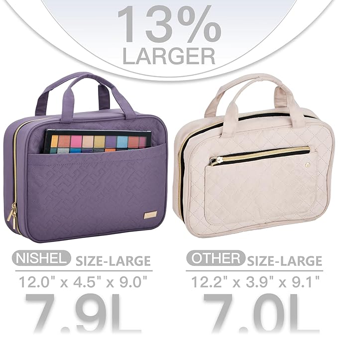 Nishel travel toiletry bag for