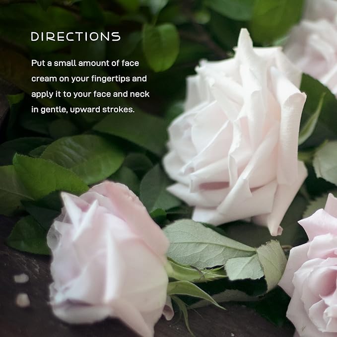 Farmstead Apothecary 100% Natural Anti-Aging Rose Water Face Cream 4 oz