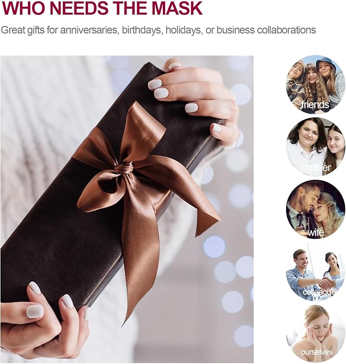 Rose quartz eye mask cooling