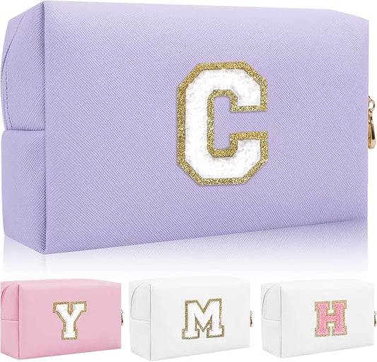Personalized initial letter patch makeup