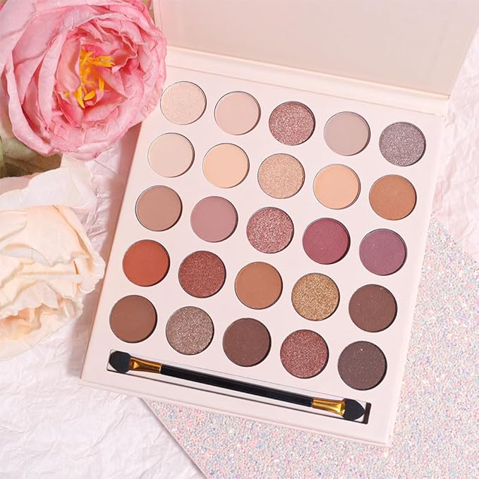 25 Colors Nude Champagne Gold Glitter Matte Shimmer