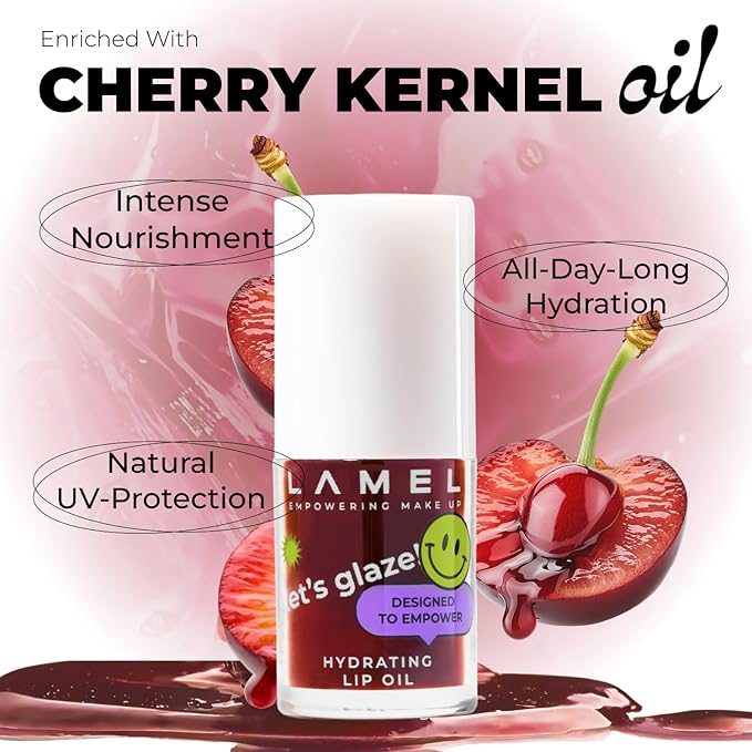 Lamel Hydrating Lip Oil LET`S GLAZE - Hydrating Lip