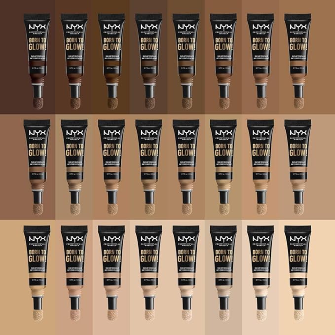 NYX PROFESSIONAL MAKEUP Born To Glow Radiant Concealer, Medium Coverage - Beige