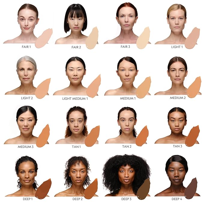 YENSA Super Serum Silk Powder Foundation - Matte Foundation Makeup to Blur and Smooth Pores - Provides a Radiant and More Even Skin Tone for a Natural, Healthy Glow - Light Medium 1 (0.35 oz)