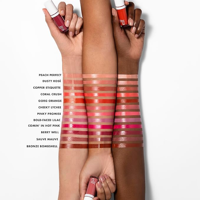 e.l.f. Camo Liquid Blush, Long-lasting Liquid Blush For High-pigment Color, Creates A Soft, Dewy Finish, Vegan & Cruelty-free, Copper Etiquette