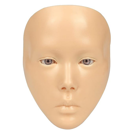 Makeup Practice Mannequin Face, 5d Reusable Silicone Makeup