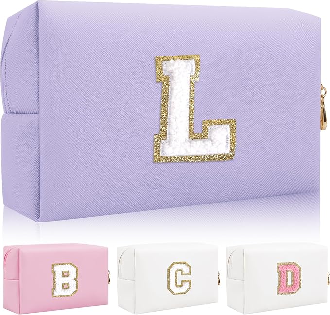 Personalized initial letter patch makeup
