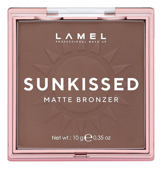 LAMEL Sunkissed Matte Bronzer Face Powder - Non-Shimmer, 0.35oz