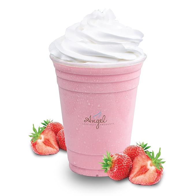 Strawberry Blended Crème Mix (Strawberries N' Cream) by Angel Specialty Products [3 LB]