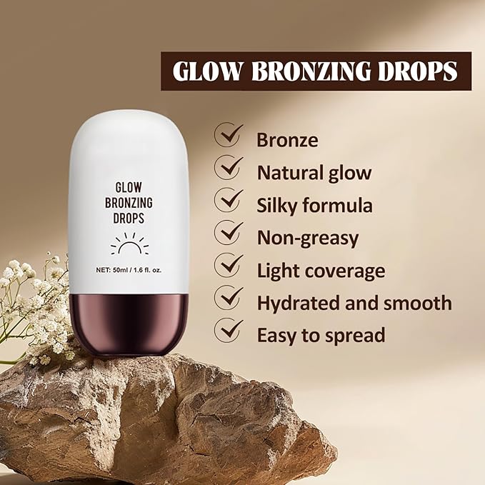 Instant Bronzing Drops, Face and Body Bronzer, Cream - 03