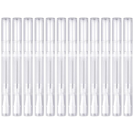 12 Pack 3 Ml Transparent Twist Pens Empty Ml