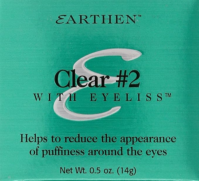 Earthen Clear Eye No.2 with Eyeliss Puffy Eye Treatment, 0.5 Ounce