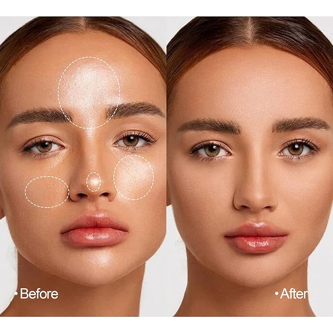 Pressed Face Powder Makeup Mineral Foundation Finishing Powder Pressed Finishing and Setting Powder Loose Setting Powder Makeup #02