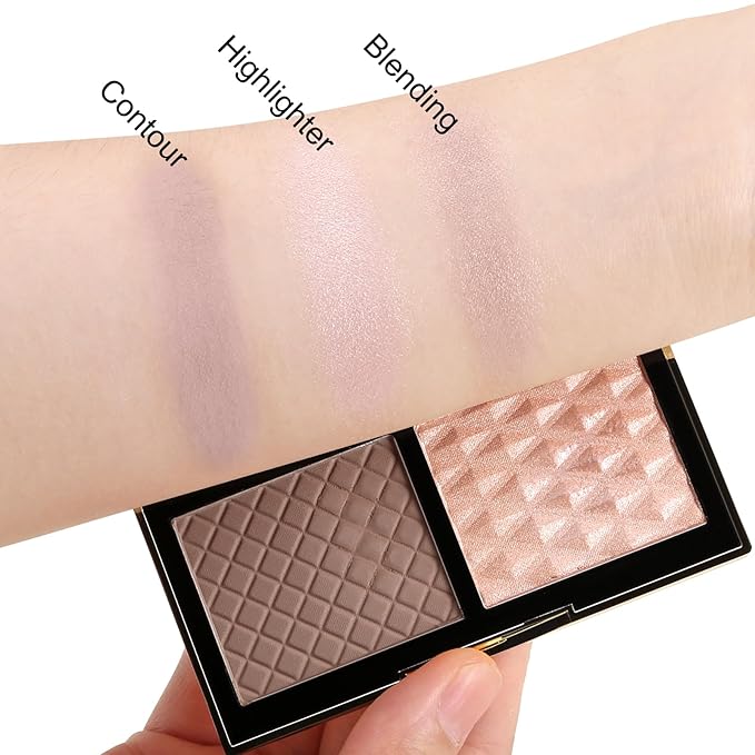 Boobeen 2 in 1 Contour Makeup Palette Highlighter
