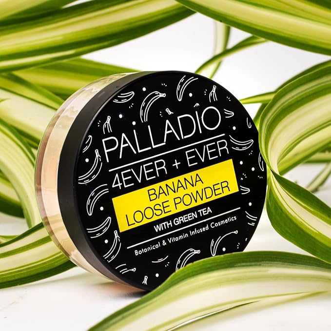 Palladio 4 Ever+Ever Mattifying Loose Setting Powder (Banana