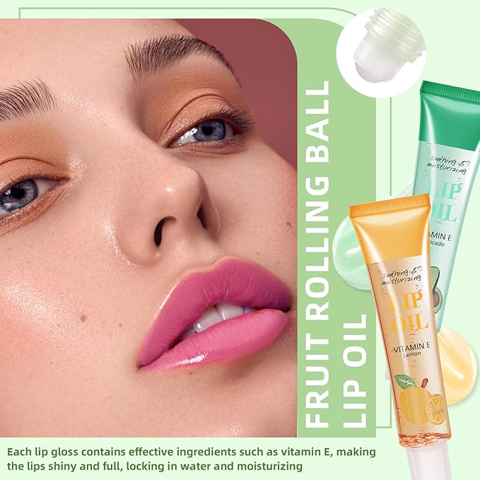 3 PCS Magic Lip Oil, Fruit Flavor Roll Magic