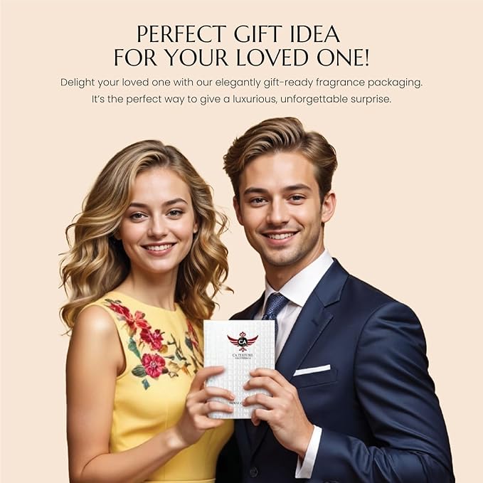 CA Perfume Duo Impression of La Tulipe For Women Perfume Layering Set Long Lasting Travel Size EDP + Body Oil Roll-On Bottle 0.27 Fl Oz+0.33 Fl Oz