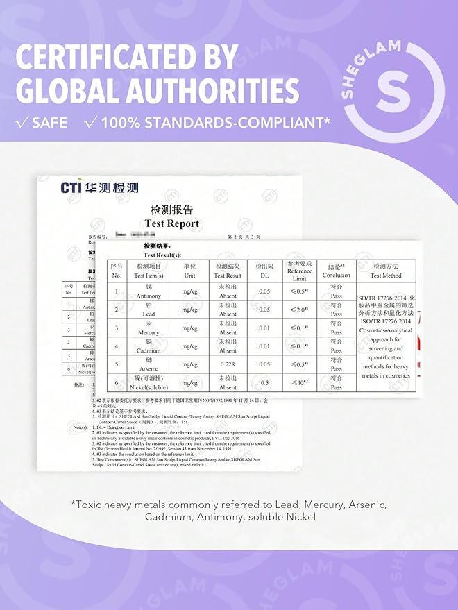 SHEGLAM Sun Sculpt Cool Toned Liquid Contour Stick Long Lasting Cream Bronzer Makeup - Tawny Amber