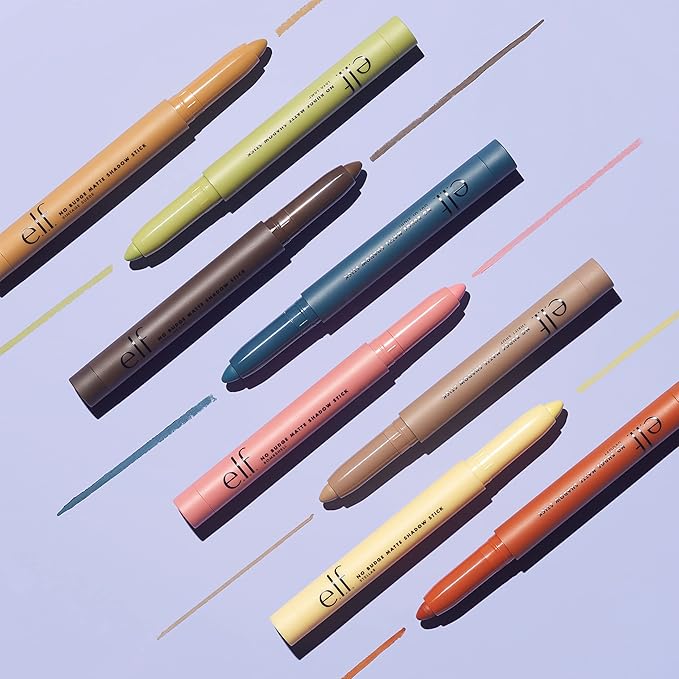 e.l.f. No Budge Shadow Stick, Longwear, Smudge-Proof Eyeshadow, Twist-up Design & Built-in Sharpener, Vegan & Cruelty-Free, Magnetic Pull