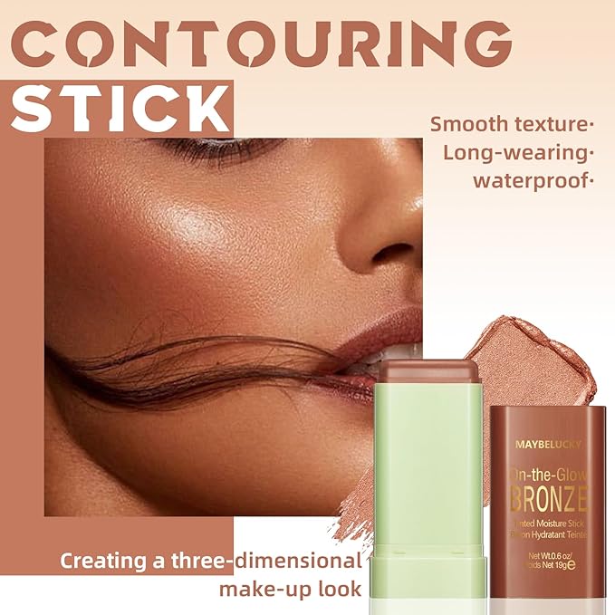 Cream Contour Stick for Cheeks Tint, Multi-Use Makeup